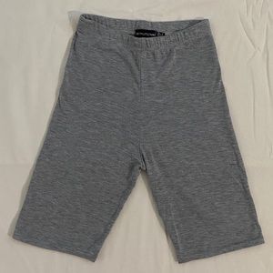 PLT Grey Biker Shorts